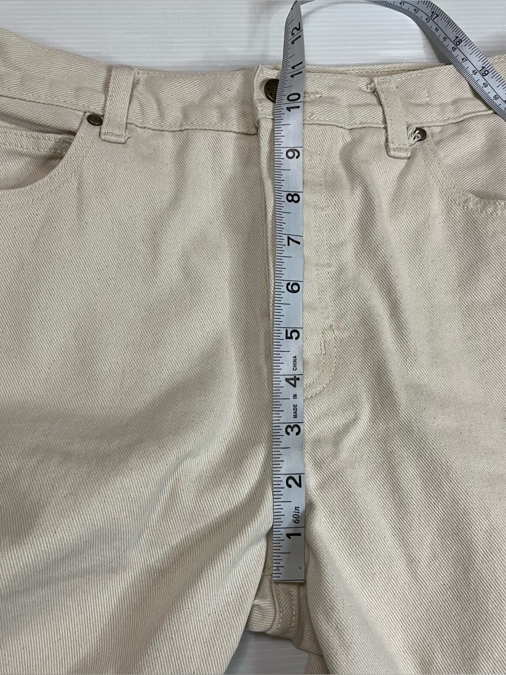 The Great The Wayne Jean Straight Leg Jeans Neutral | Size: 27 - Picture 9 of 10